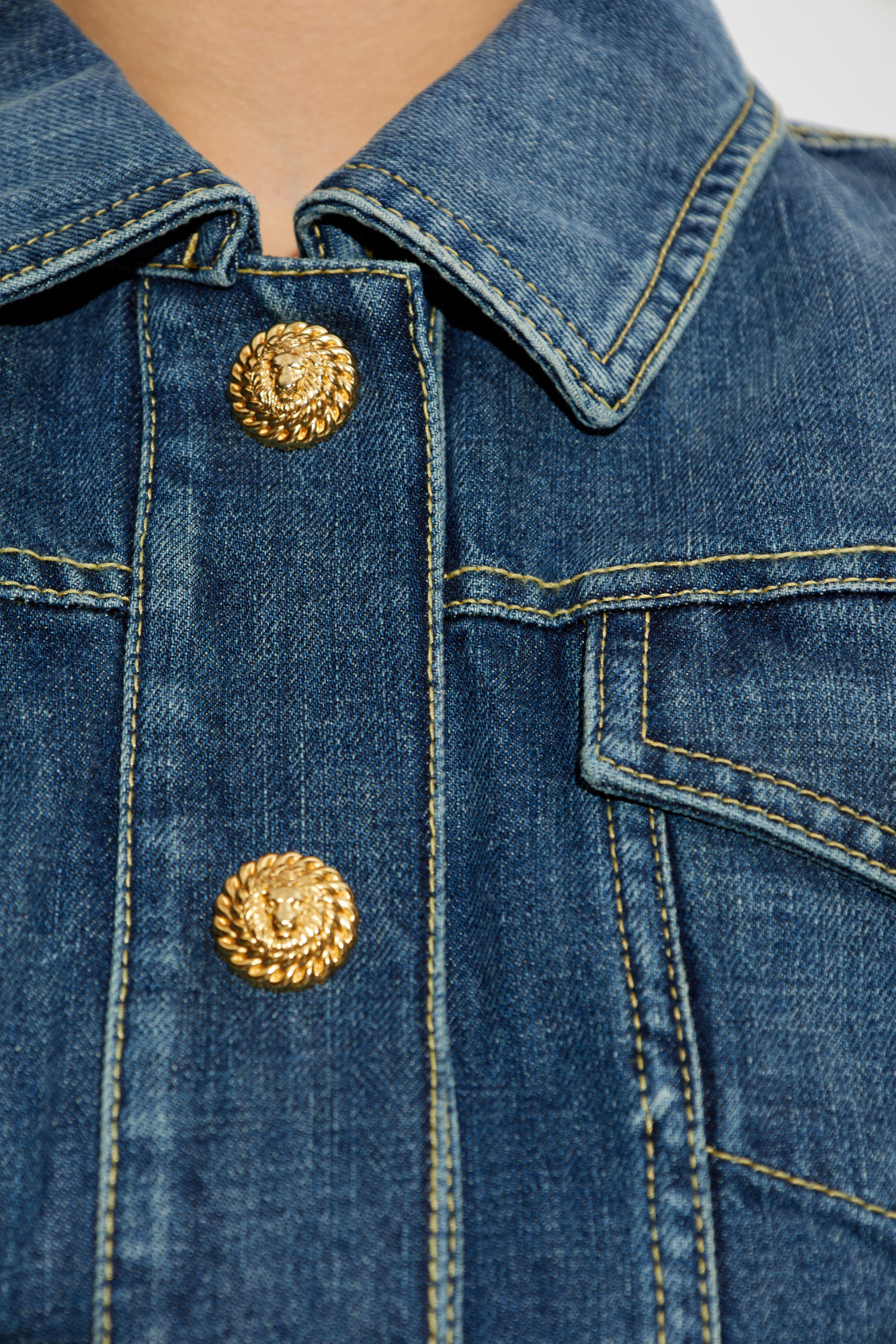 Y◆BALMAIN デニムジャケット ショート デニム ショートジャケット - Women | BALMAIN